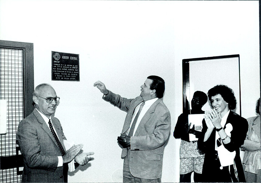 Solenidade de inauguração do edifício do Arquivo Central