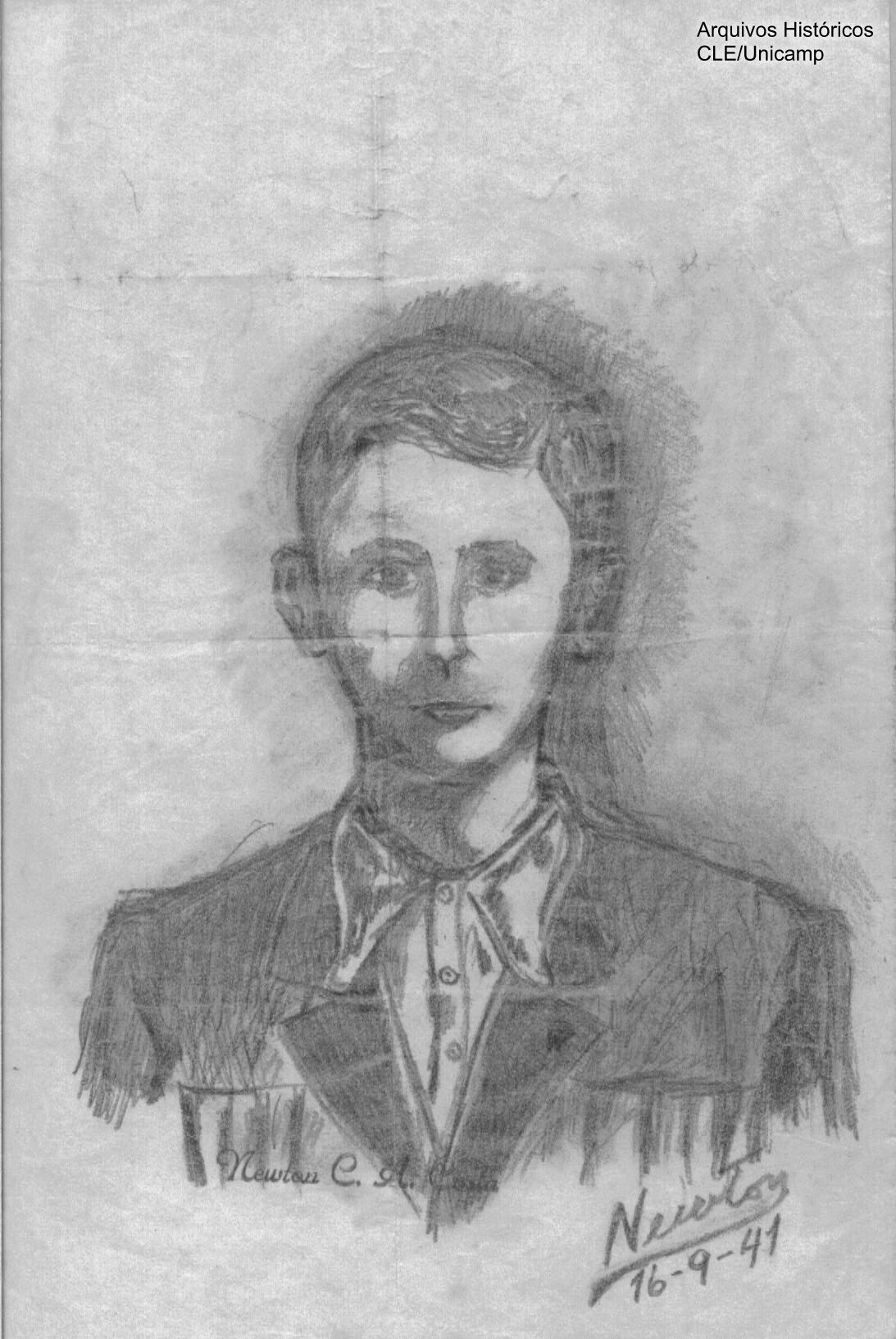 Desenho de Newton Carneiro Affonso da Costa